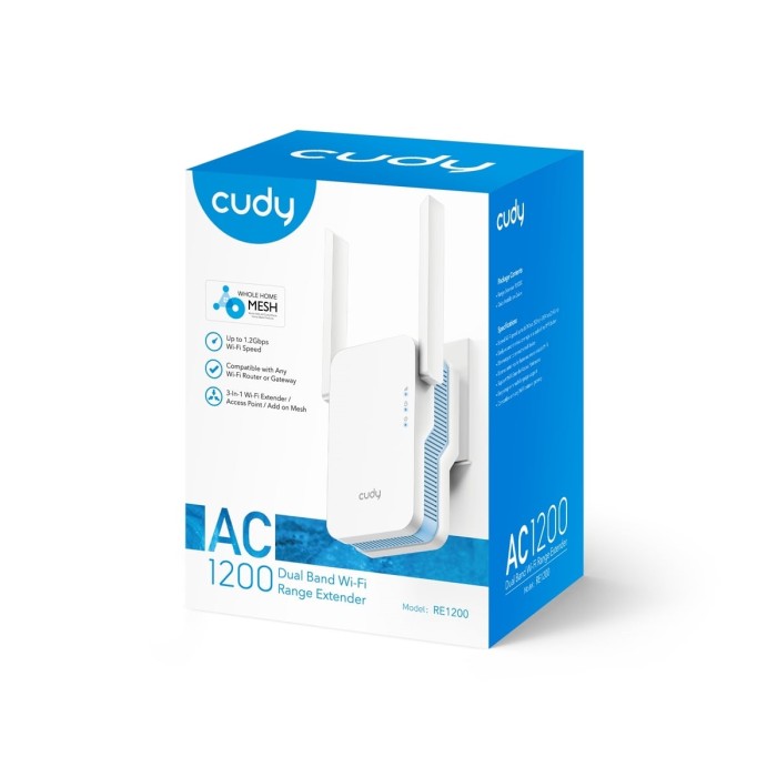 Range extender Wi-Fi mesh AC1200