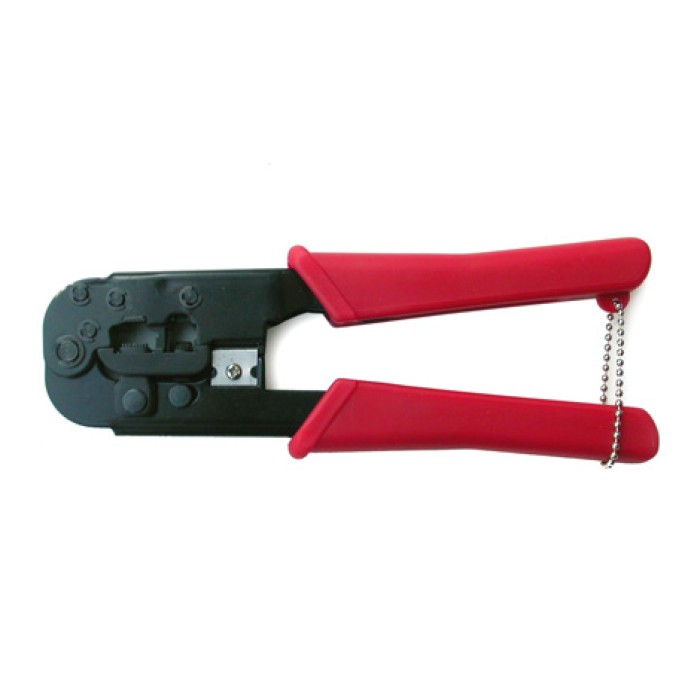 PINZA IN METALLO PER CRIMPARE CONNETTORI TELEFONICI MODULARI RJ12 6 POLI E 8 POLI RJ45 (DN-94007)