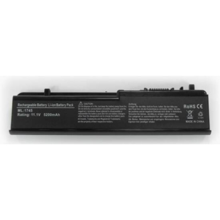 Batteria compatibile. 6 celle - 10.8 / 11.1 V - 5200 mAh - 57 Wh - colore NERO - peso 320 grammi circa - dimen
