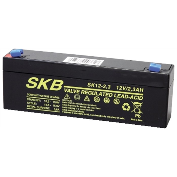 Batteria al piombo 12 volt2.3Ah misure 178x34x67