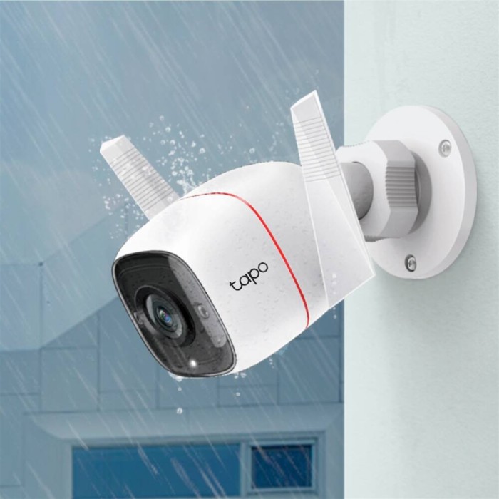 Telecamera Wi-Fi di sicurezza per esterni, 3MP