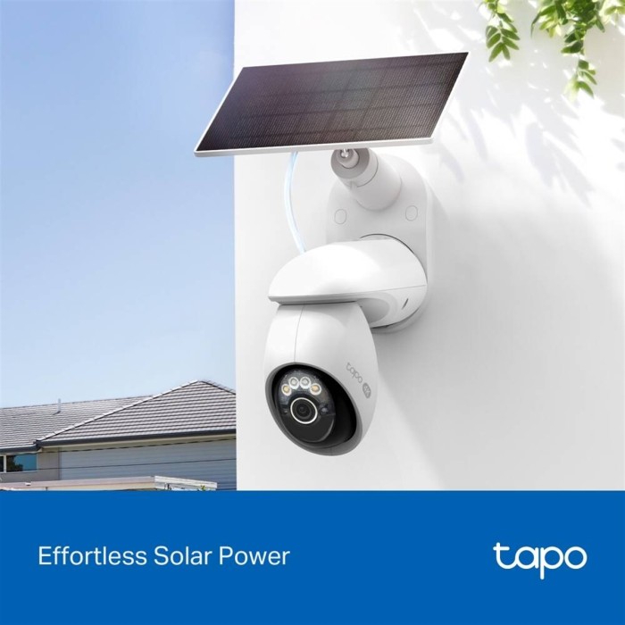 Kit telecamera di sicurezza a energia solare con rotazione/inclinazione (Pan/Tilt), 4K 8MP (3840?2160)