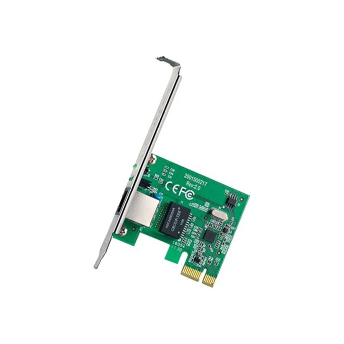 ADATTTORE 32-BIT GIGABIT PCIe NETWORKS ADAPTER, REALTEK RTL8168B, 10/100/1000 MBPS AUTONEGOTIATION RJ45 PORT, AUTO MDI/MDIX