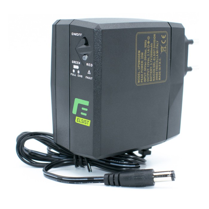 MINI GRUPPO DI CONTINUITA' 12 VOLT 2,1A MULTISPINA PER MODEM, ROUTER, ECC.