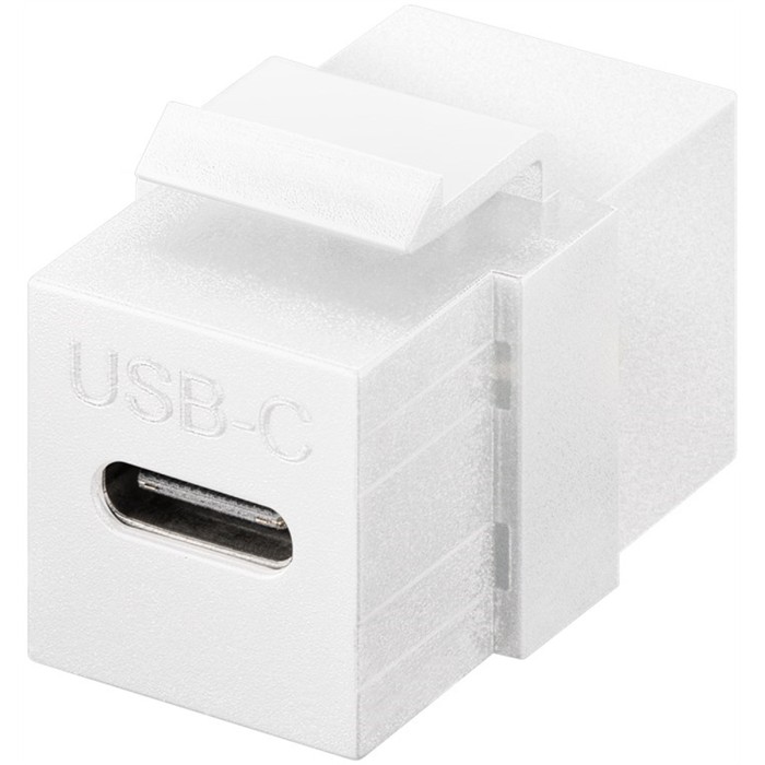 Connettore Keystone USB-C? 3.2 Gen 2 (10 Gbit/s) bianco femmina-femmina