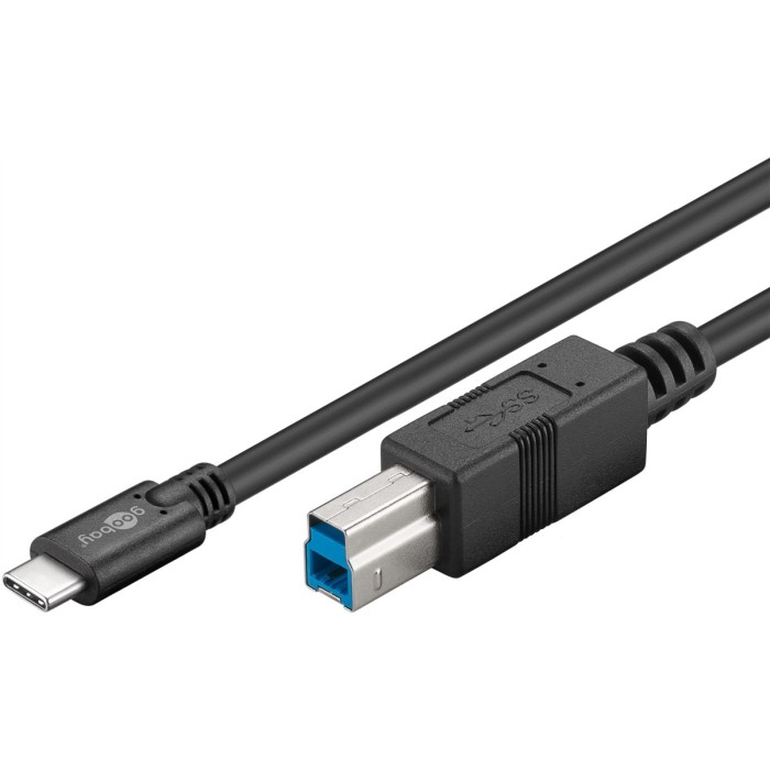 Cavo da USB-C? a USB-B, 1 mt, nero