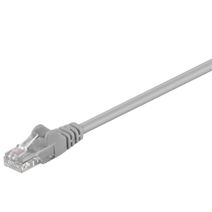 Cavo patch cat5e utp 1,0 mt colore grigio