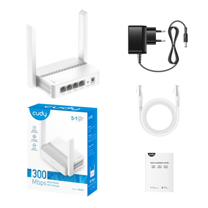 Router Wi-Fi multimodale N300