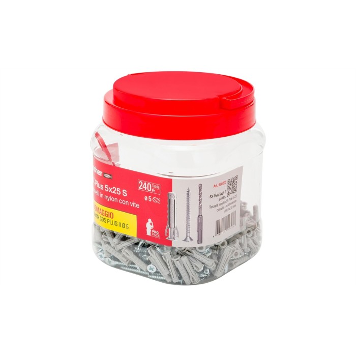 SX Plus 8x40 S Barattolo e Punta SDS a conf.120 pz