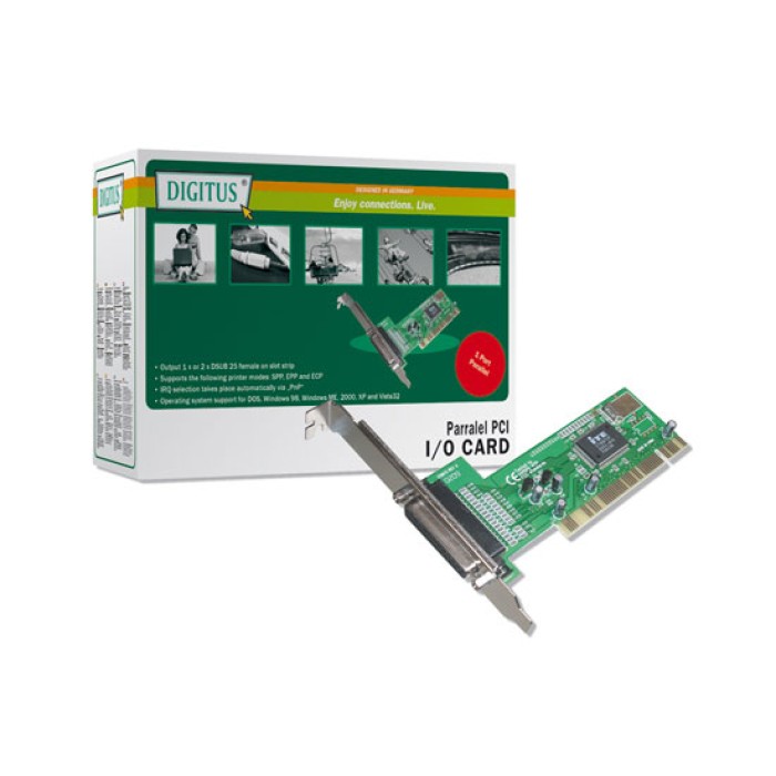 SCHEDA AGGIUNTIVA INTERFACCIA PARALLELA 25 POLI PCI 1 PORTA (DS-33010)