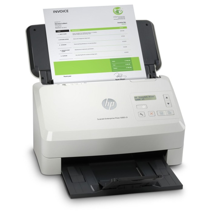 HP INC. 6FW09A#B19 HP SCANJET ENT FLOW5000S5 600 USB ADF FR 65PPM 1YW