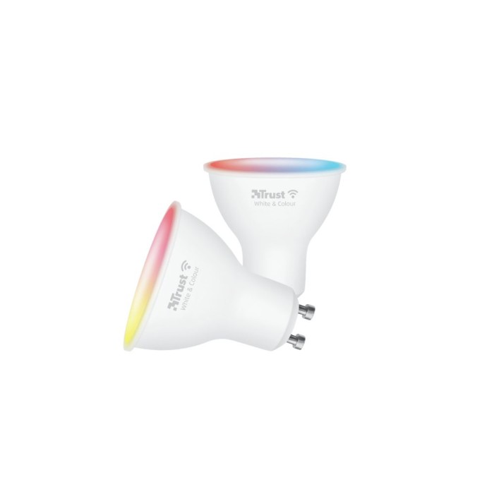 TRUST 71292 GU-10 DUO-PACK RGBCW LED SPOT WI-FI