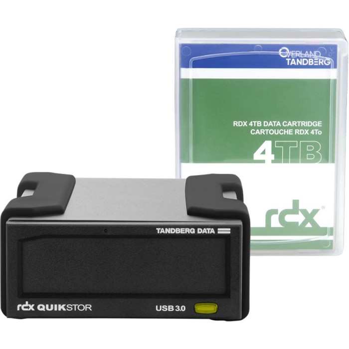 OVERLAND TANDBERG 8866-RDX TANDBERG RDX EXTERNAL DRIVE KIT WITH 4TB. USB3+