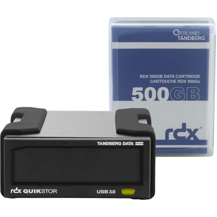 OVERLAND TANDBERG 8863-RDX TANDBERG RDX EXTERNAL DRIVE KIT WITH 500GB. USB3+