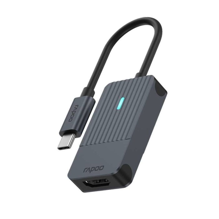 RAPOO 11406 UCA-1004 PREMIUM USB-C TO HDMI ADAPTER SPACE GREY