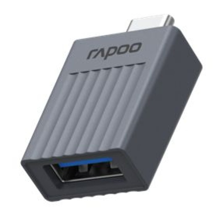 RAPOO 12442 UCA-1011 USB-C TO USB-A ADAPTER GREY