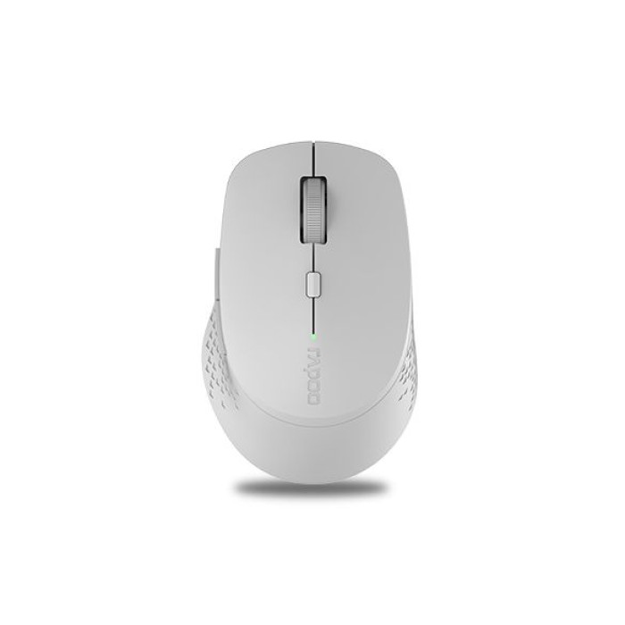 RAPOO 18047 M300 MULTI-MODE WLESS OPTICAL SILENT MOUSE L.GREY