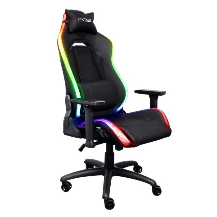 TRUST 25185 GXT719 RUYA RGB GAMING CHAIR BLACK