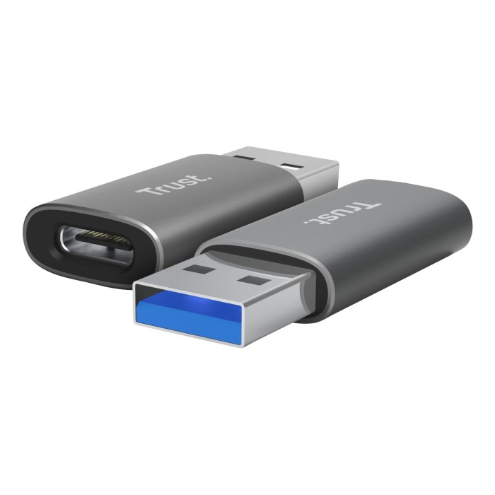TRUST 25573 CALYX USB-A TO USB-C ADAPTER 2PACK