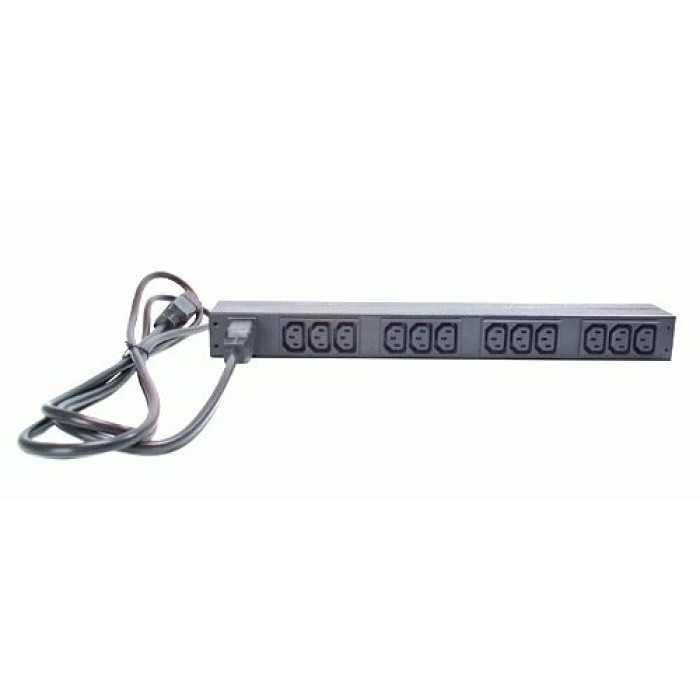 APC AP9565 RACK PDU BASIC 1U 16A 208 230V  12 C13