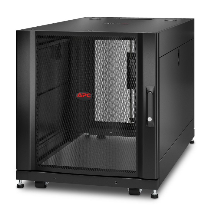 APC AR3103 NETSHELTER SX 12U  600MM X 1070MM W/ SIDES BLACK