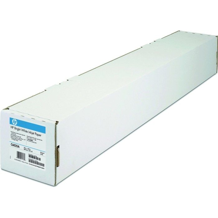 HP INC. C6035A HP Bright White Inkjet Paper 90gr - 610mm x 45.7mt