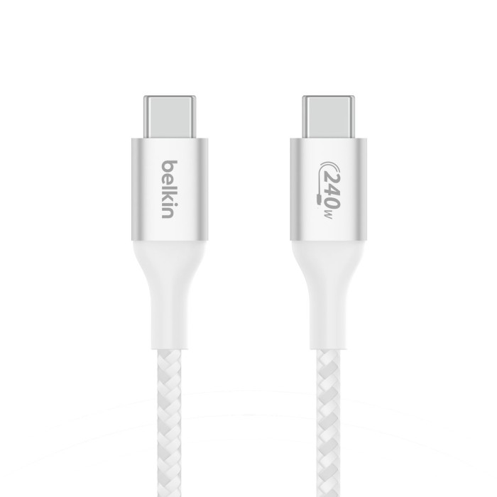 BELKIN CAB015BT1MWH BOOST CHARGE 240W USB-C TO USB-C CABLE. 1M. WHITE