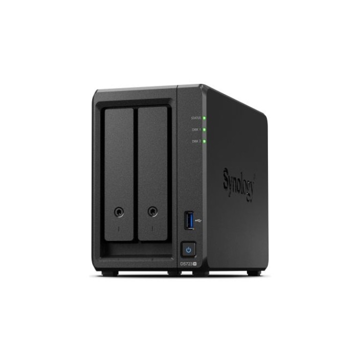 SYNOLOGY INC. DS723+ DS 2-BAY PLUS AMD RYZEN R1600 DC 3.1GHZ 2GB DDR4