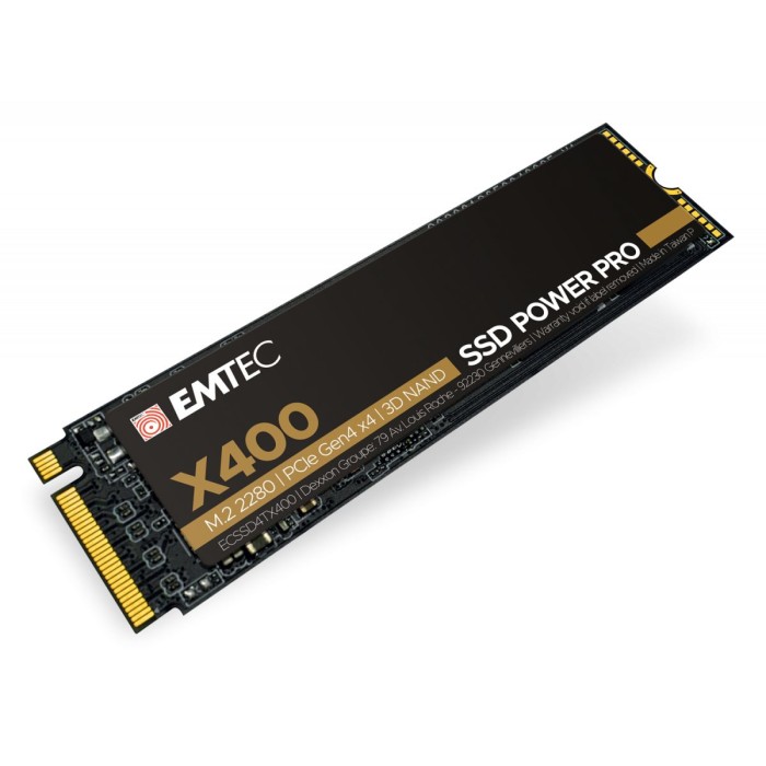 EMTEC ECSSD2TX400 EMTEC X400 SSD M2 NVME PCLE GEN 4X4 2TB 3D NAND