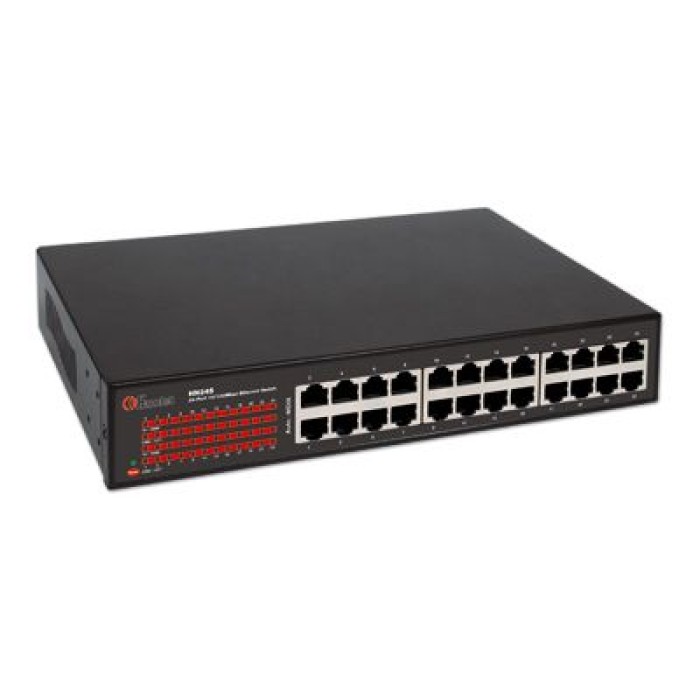 HAMLET HN24S SWITCH 24 PORTE 10 100 MBIT METAL