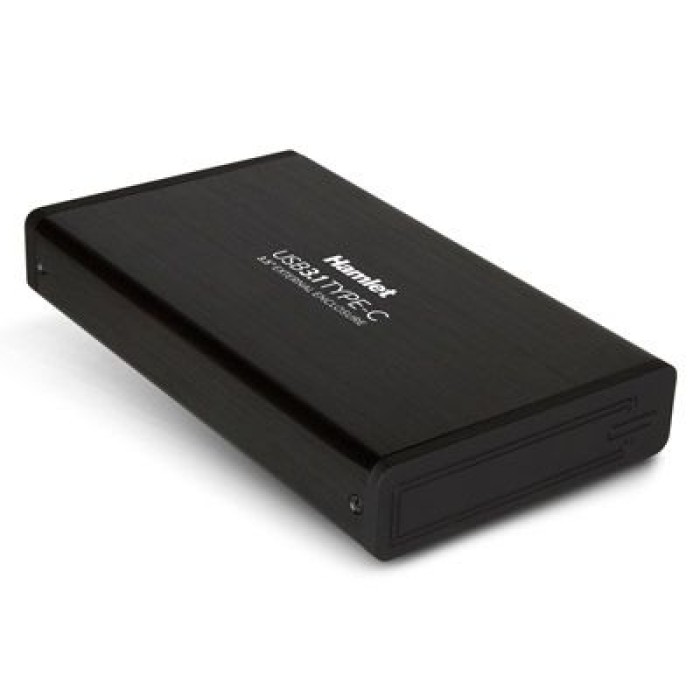 HAMLET HXD35TCU31 BOX PER HARD DISK SATA 3.5 USB 3.1 TYPE C