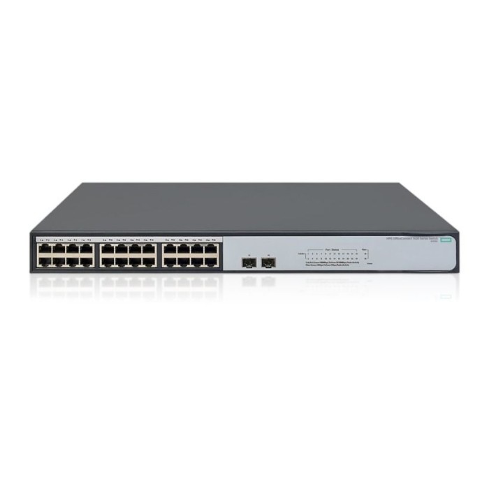 HEWLETT PACKARD ENT JH018A HPE SWITCH ETHERNET 1420-24G 2SFP+ NOPOE LY2 RAC-1