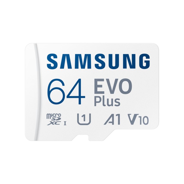 SAMSUNG MB-MC64SA/EU SAMSUNG MICRO SDXC EVO PLUS 64GB U1. V10. A1