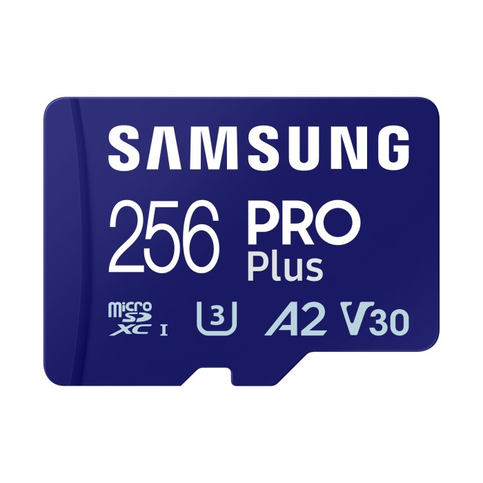 SAMSUNG MB-MD256SA/EU SAMSUNG MICRO SD PRO PLUS 256GB XC U3 V30 A2