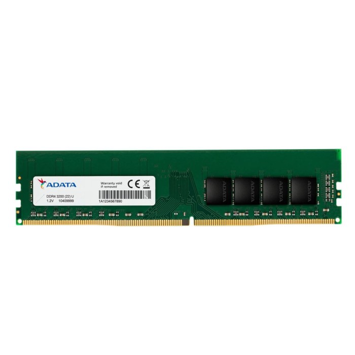 ADATA TECHNOLOGY B.V. AD4U320032G22-SGN ADATA RAM 32GB DDR4 DIMM 3200MHZ 1024X8