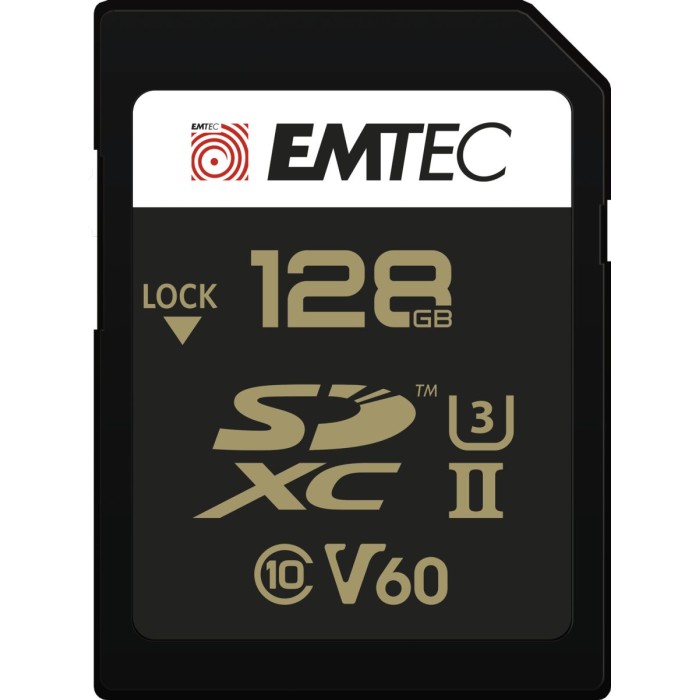 EMTEC ECMSD128GUHS2V60 EMTEC SD 128GB UHS-II U3 V60 ULTRA PRO