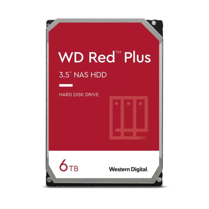 WESTERN DIGITAL WD60EFPX WD RED PLUS 6TB 3.5 5400RPM 256MB SATA3 CMR