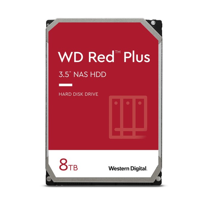 WESTERN DIGITAL WD80EFZZ WD RED PLUS 8TB SATA3 3.5