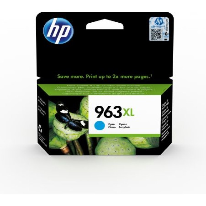 HP INC. 3JA27AE#LS1 HP 963XL HIGH YIELD CYAN ORIGINAL INK CARTD