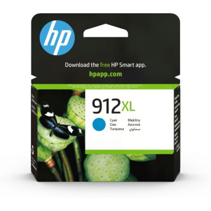 HP INC. 3YL81AE#LS1 HP 912XL HIGH YIELD CYAN ORIGINAL INK CARTRIDGE