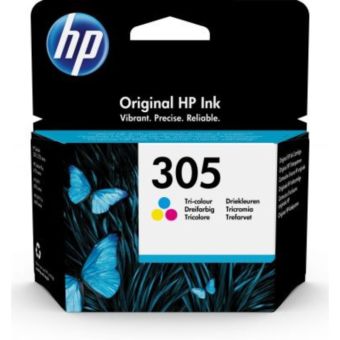 HP INC. 3YM60AE#LS1 HP 305 TRI-COLOR ORIGINAL INK CARTRIDGE