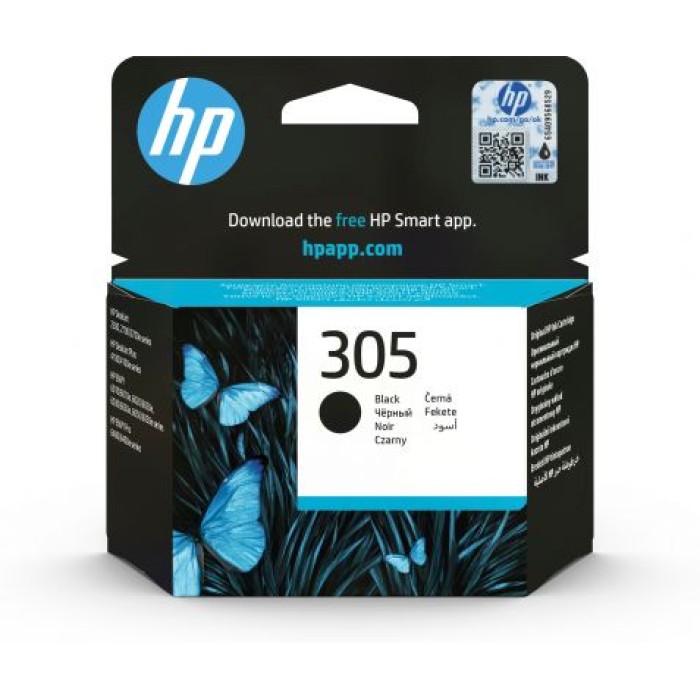 HP INC. 3YM61AE#UUS HP 305 BLACK ORIGINAL INK CARTR.