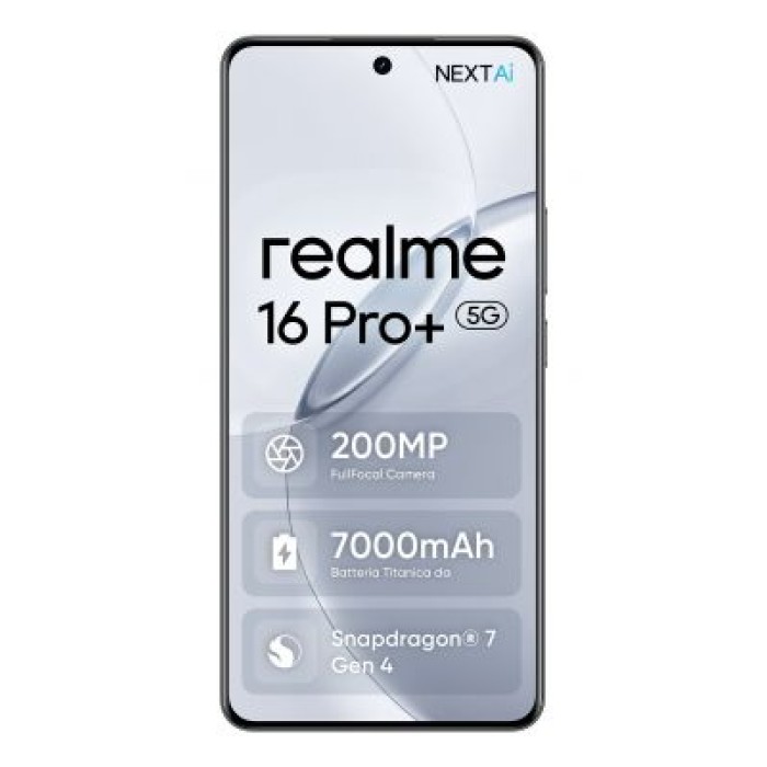 REALME 0164660300 REALME 16 PRO+ 5G 512GB 12GB MASTER GREY