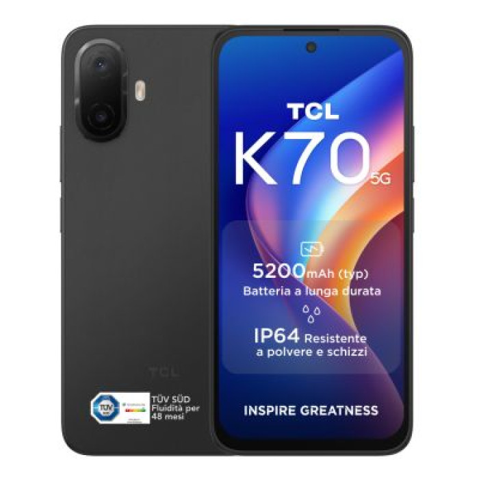 TCL 0169080274 TCL K70 5G 4/128GB BLACK