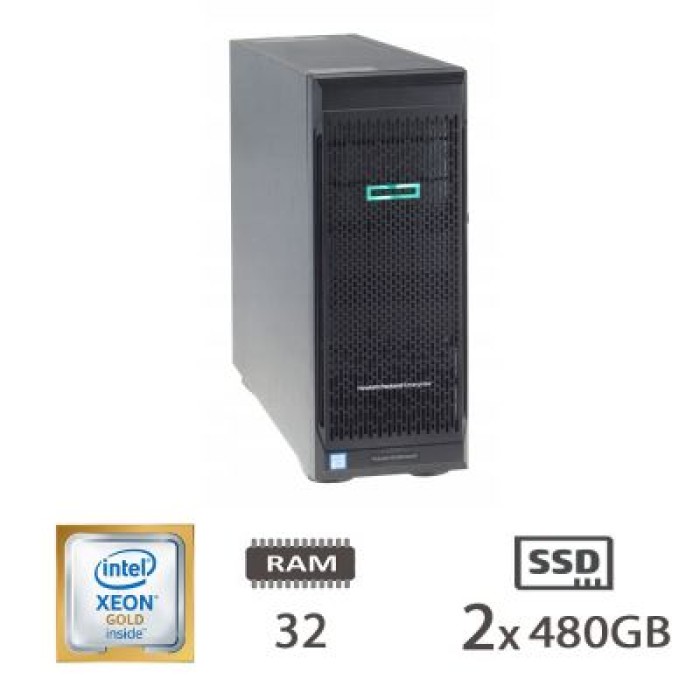 SERVICE TECHNOLOGY 010298PCR-EU SERVER HP ML350 G10 GLD5218/32/2X480SSD/2X500W/3Y