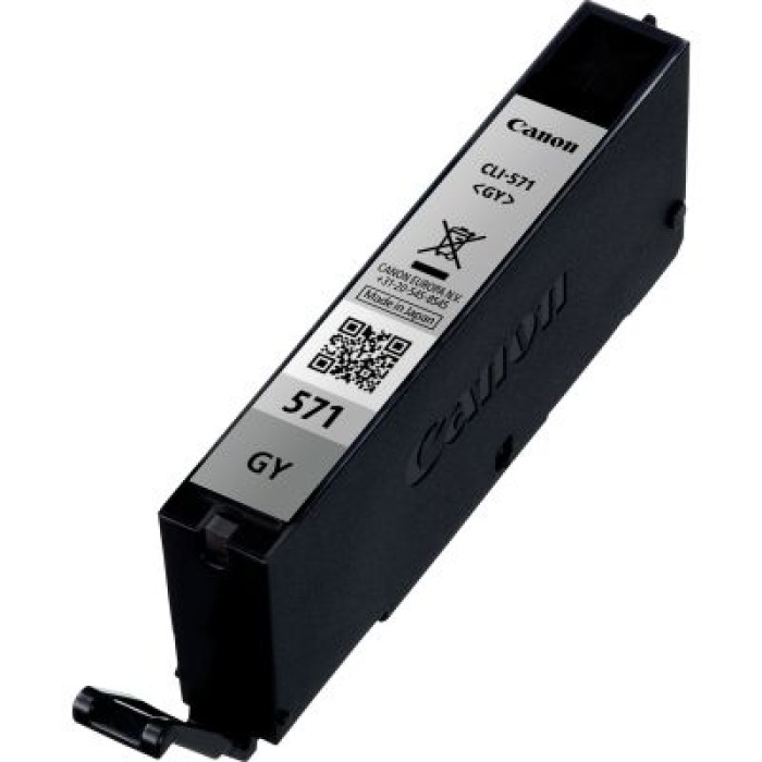 CANON 0389C001 CLI-571 GY SERBATOIO INCHIOSTRO GRIGIO CHROMALIFE