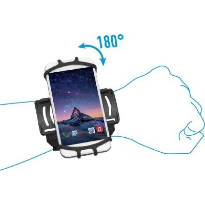MOBILISCASE 030004 UNIVERSAL WRIST MOUNT/ARMBAND 5-7