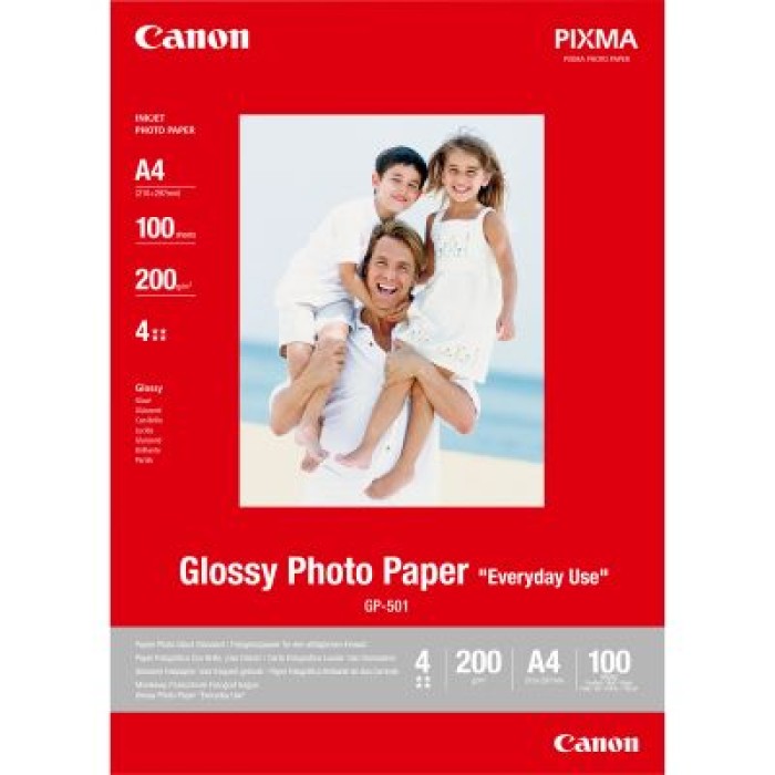 CANON 0775B001 GP-501 A4 100 FF. 210 G/M? - 210 MM X 297 MM - CA