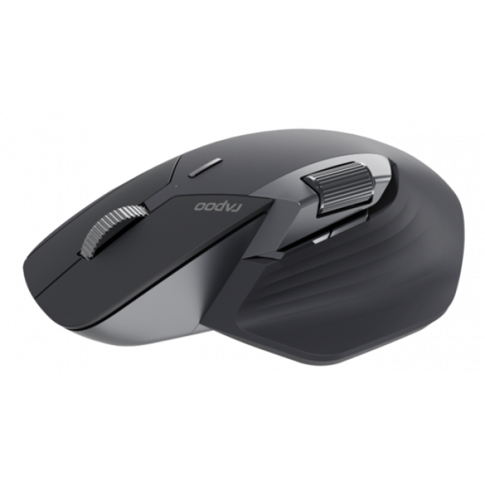 RAPOO 12530 MT760M MULTI-MODE OFFICE MEDIUM SIZE MOUSE GREY BK