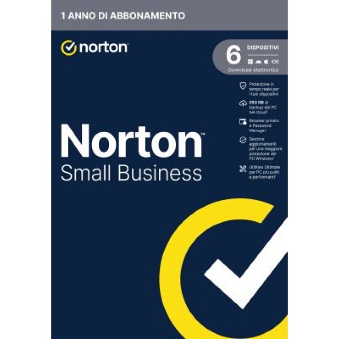 NORTON LIFELOCK 21454865 NORTON SMALL BUSINESS 1 USER 6 DEVICE 1Y BOX